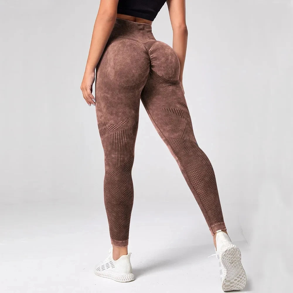 High Waist Push-Up Seamless Leggings