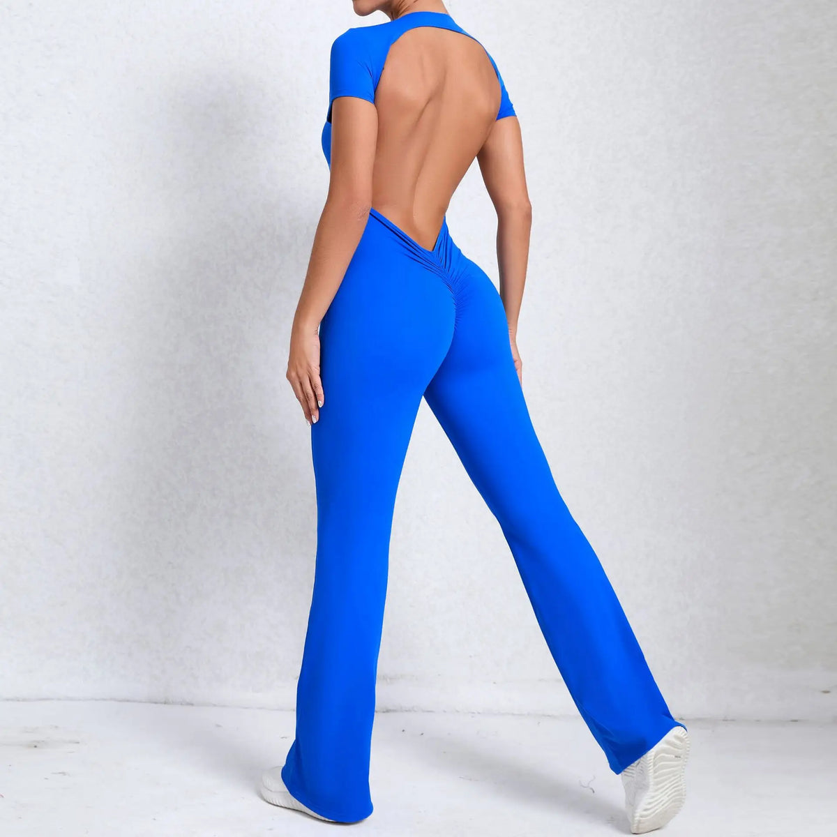 Backless Push-Up Sports Jumpsuit