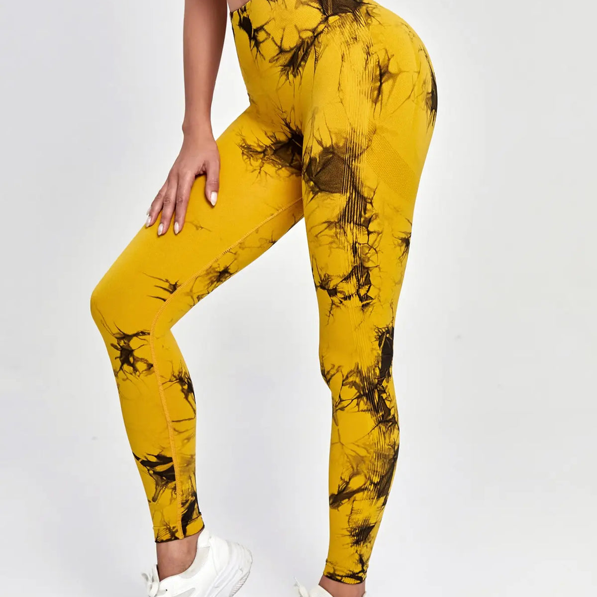 VividFlex Tie Dye High Waist Push-Up Leggings