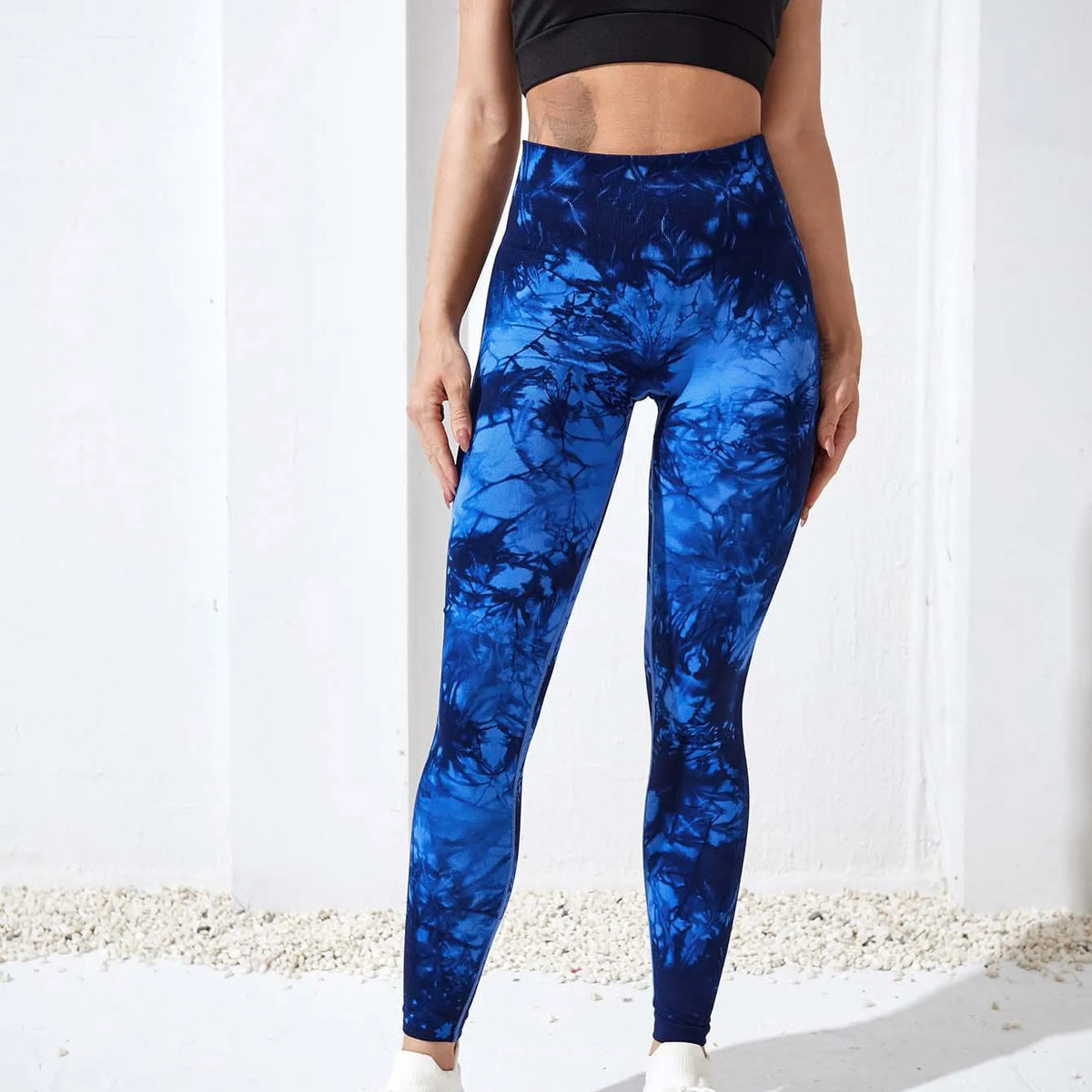 VividFlex Tie Dye High Waist Push-Up Leggings