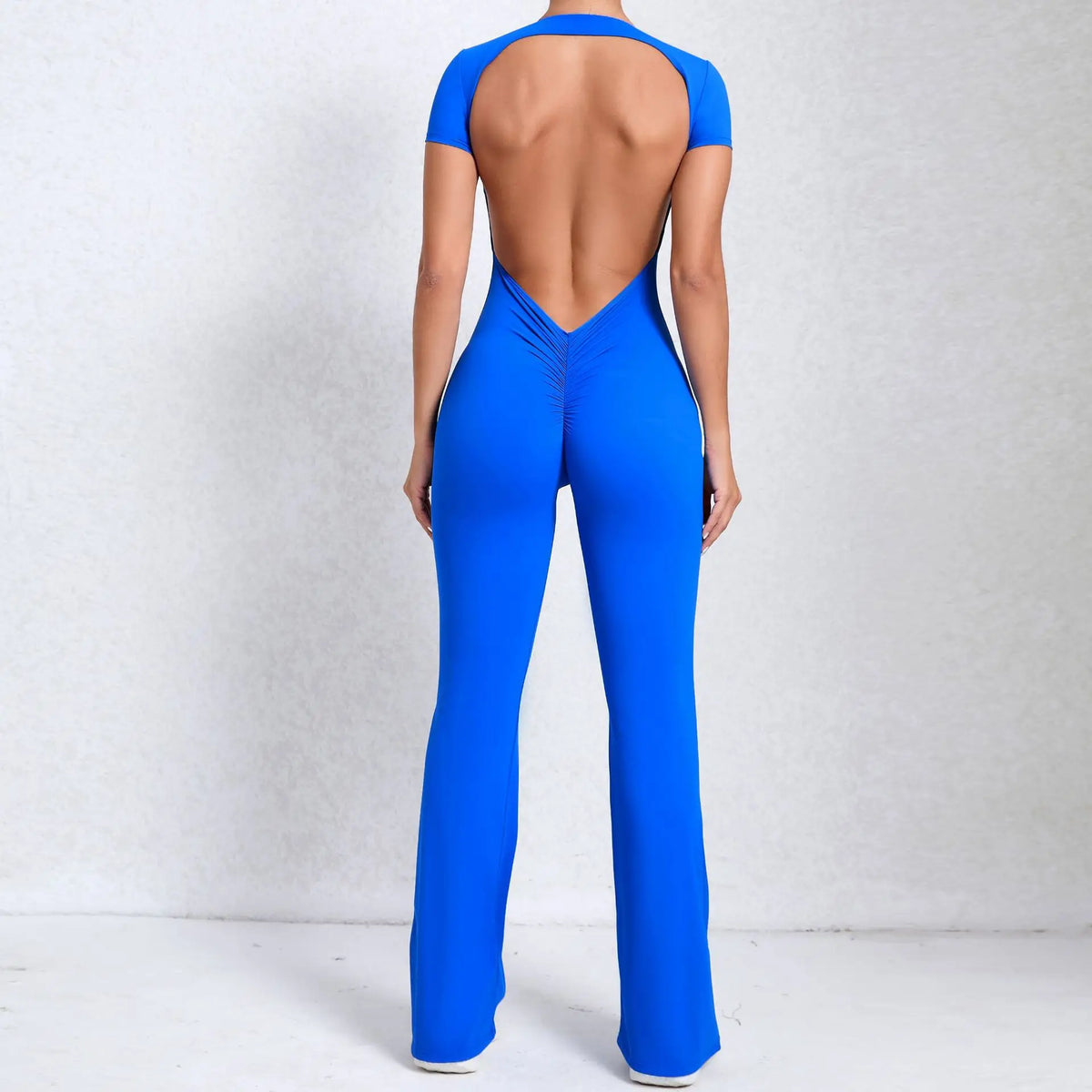 Backless Push-Up Sports Jumpsuit