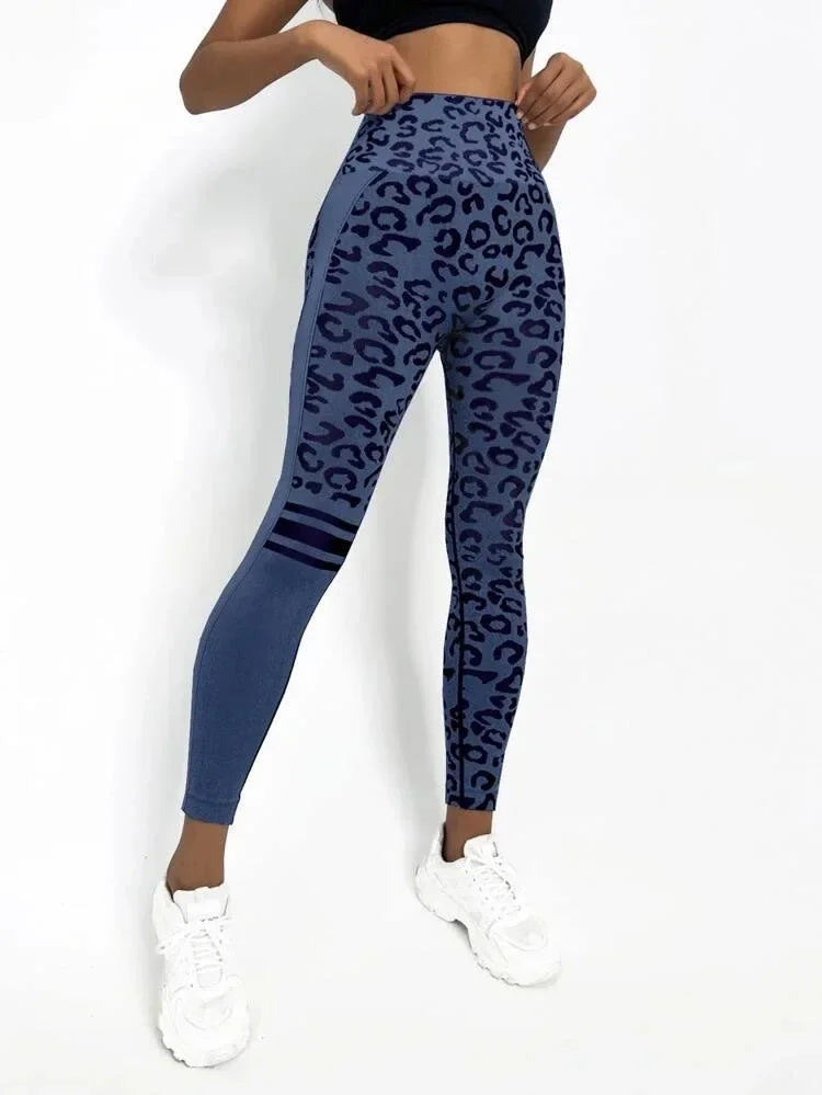 Leopard High-Waist Seamless Leggings