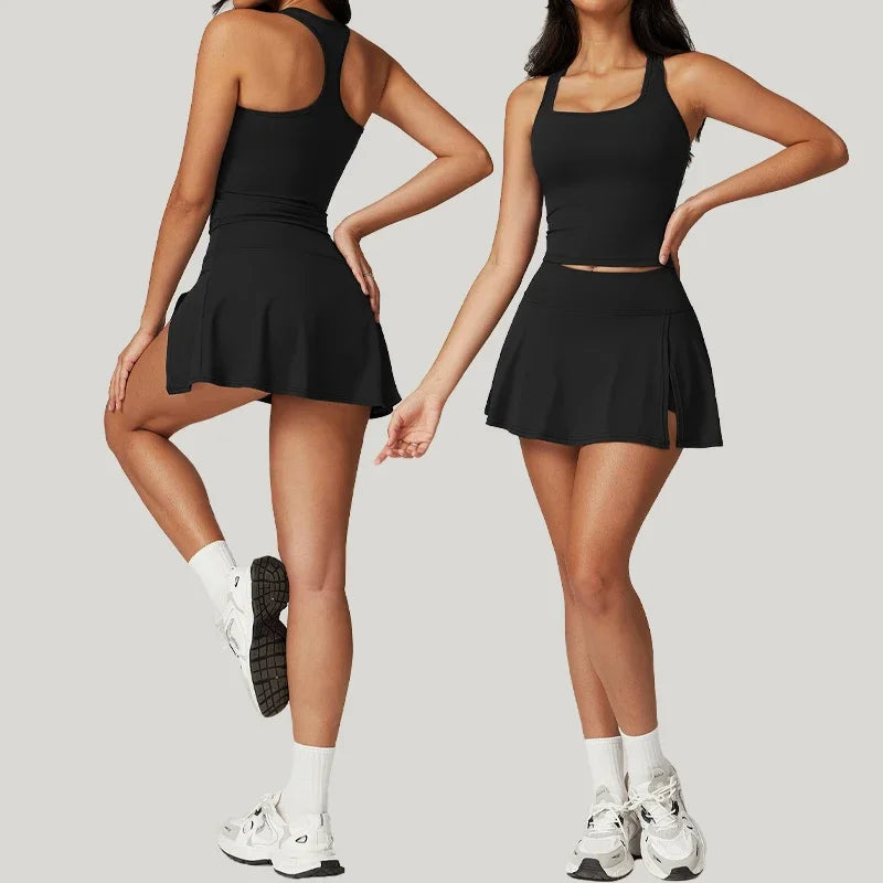 Tight Tennis Skirt Set