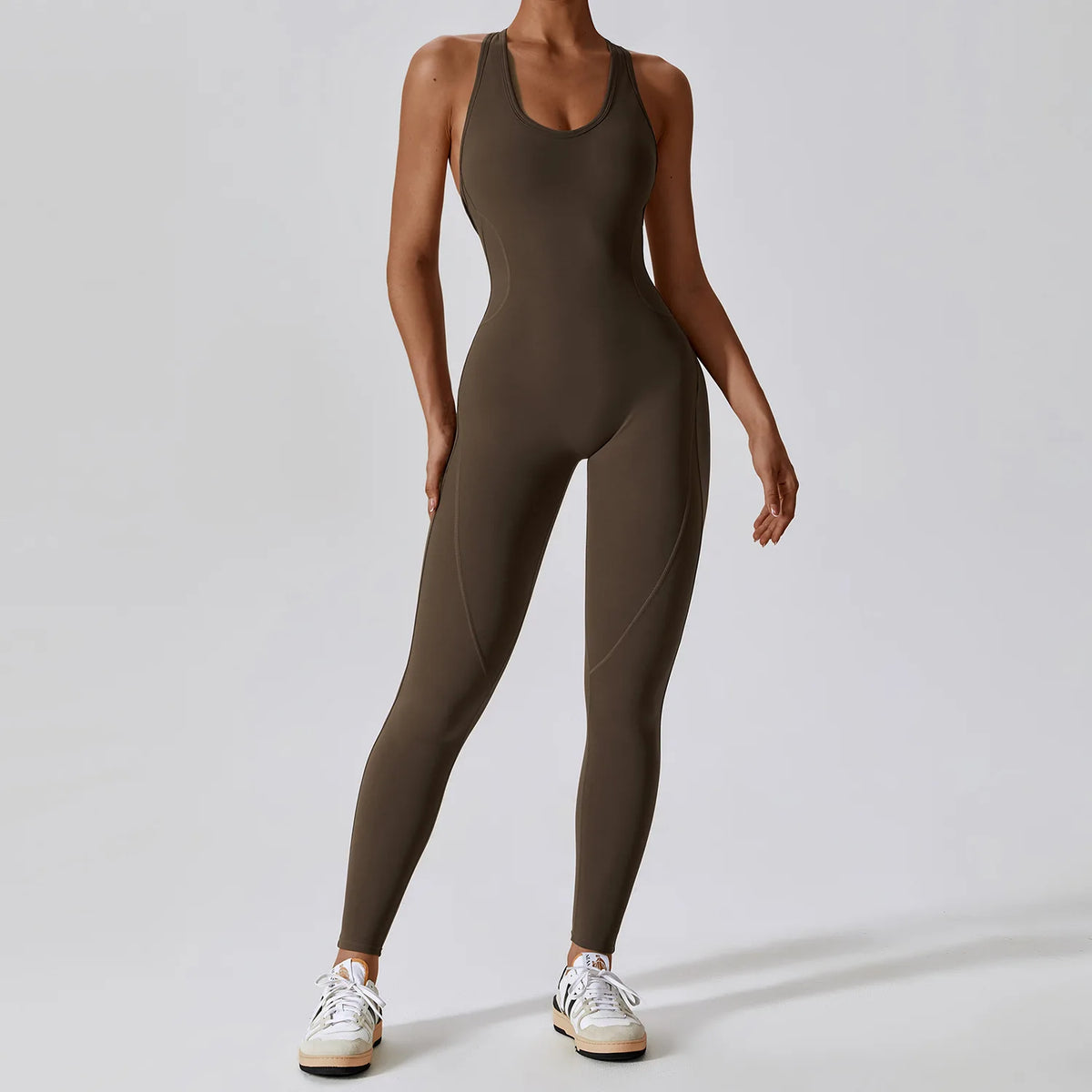 BareFlex Backless Fitness Jumpsuit