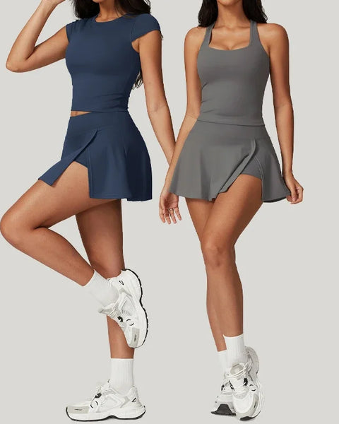 Tight Tennis Skirt Set