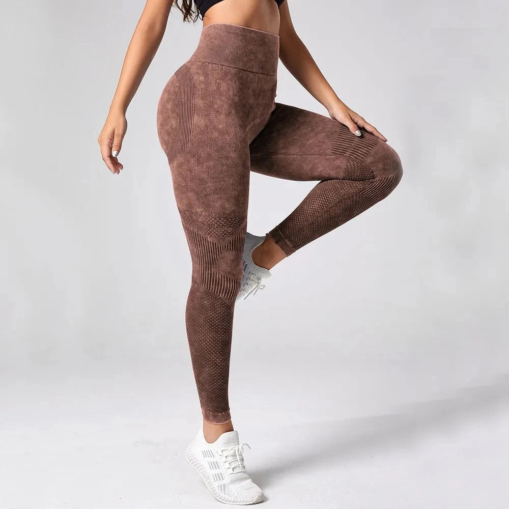 High Waist Push-Up Seamless Leggings