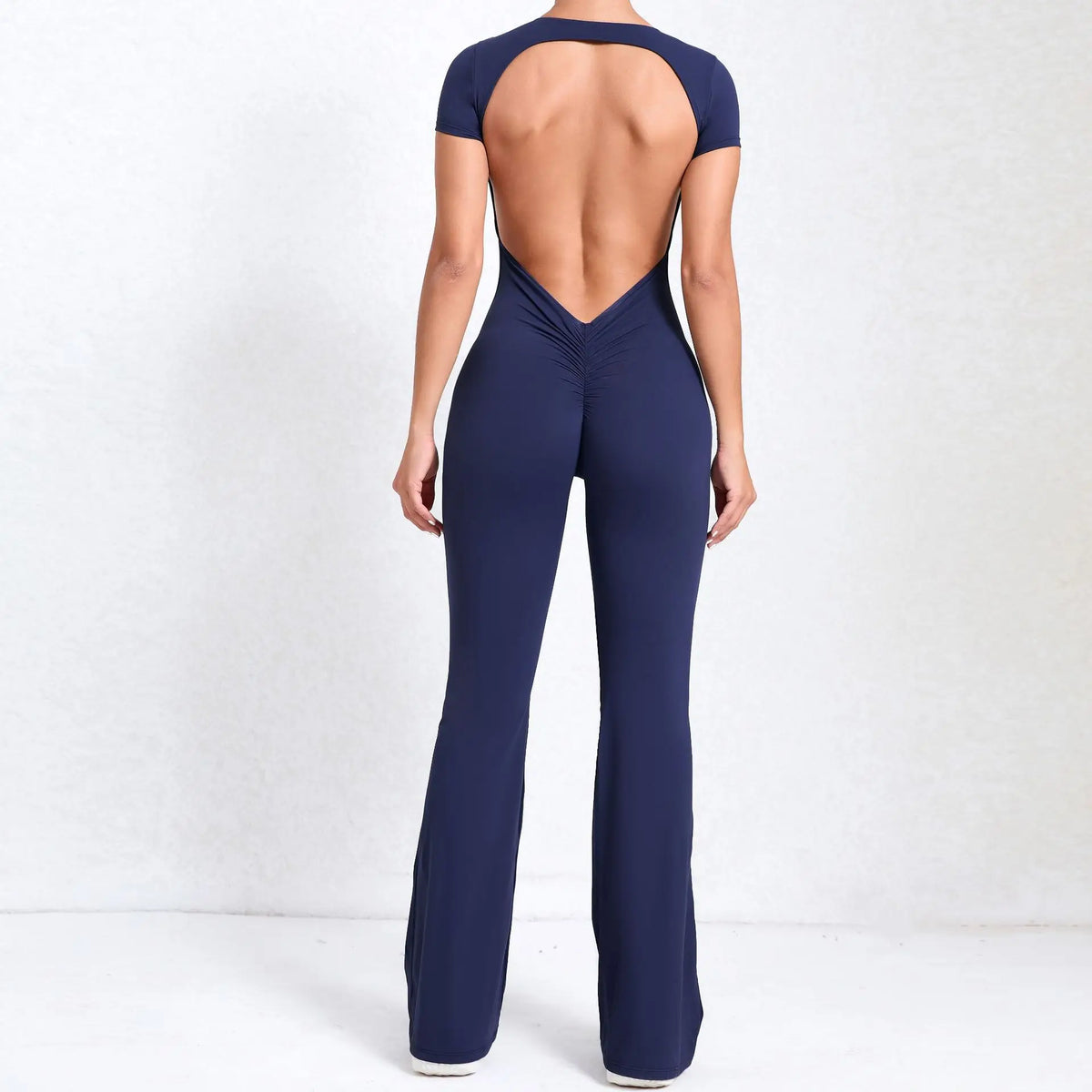 Backless Push-Up Sports Jumpsuit