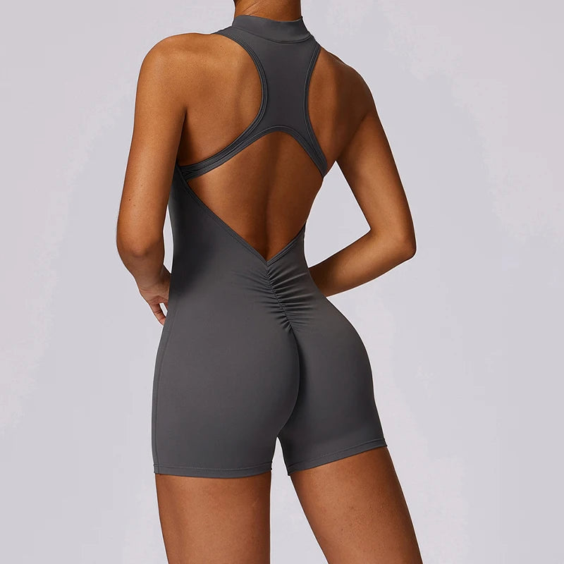 V-Back Romper