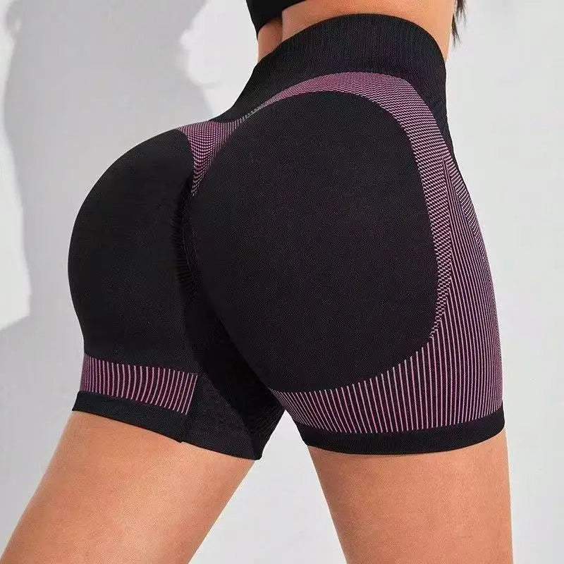 High-Waist Seamless Lifting Workout Shorts